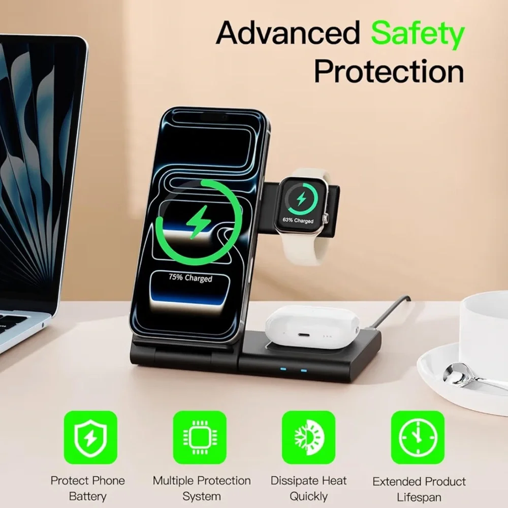 3-in-1 Wireless Charging Station